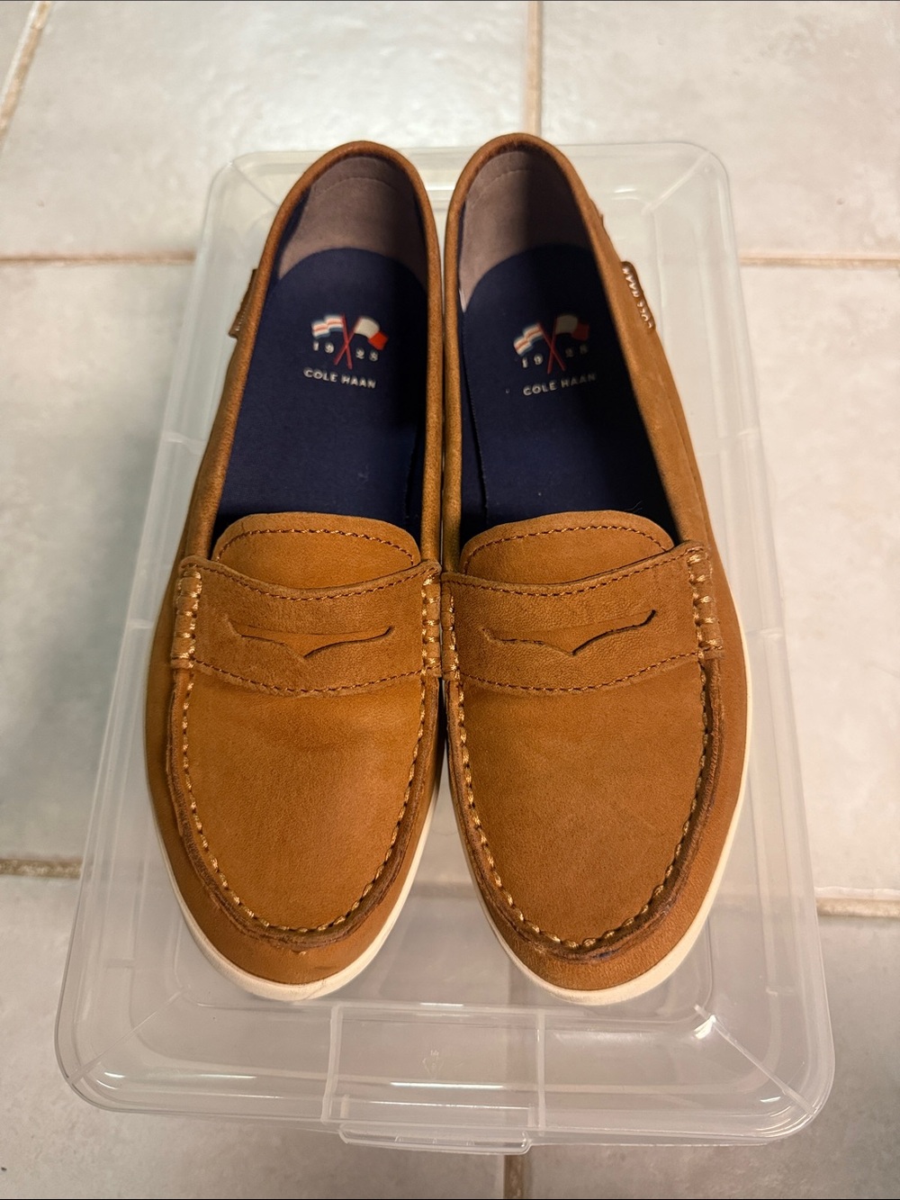 Cole Haan Women’s Brown Penny Loafers